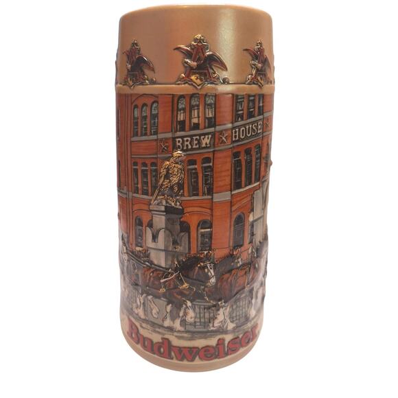 Handcrafted Budweiser Stein Historical Landmark Series A 3D Beer Made In Brazil - Picture 1 of 7